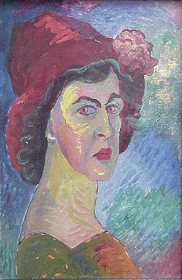 Marianne von Werefkin Self portrait oil painting image